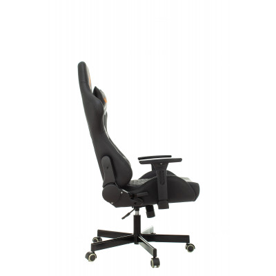 Кресло игровое Knight ARMOR черный ромбик эко.кожа с подголов. крестовина металл