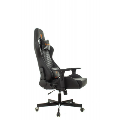 Кресло игровое Knight ARMOR черный ромбик эко.кожа с подголов. крестовина металл