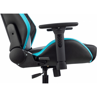 Кресло игровое Knight Thunder 5X черный/голубой