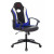Кресло игровое Zombie 11 черный/синий текстиль/эко.кожа крестовина пластик