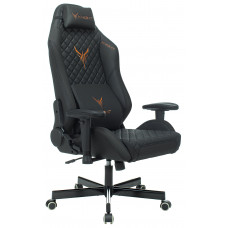 Кресло игровое Knight EXPLORE черный ромбик эко.кожа с подголов. крестовина металл