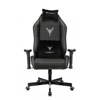 Кресло игровое Knight Neon черный соты эко.кожа с подголов. крестовина металл