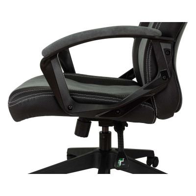 Кресло игровое Zombie Hero серый