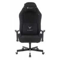 Кресло игровое Knight T1 черный экомех с подголов. крестовина металл