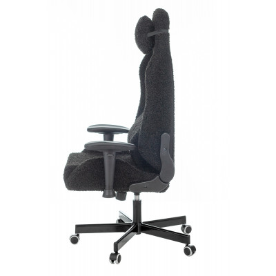 Кресло игровое Knight T1 черный экомех с подголов. крестовина металл