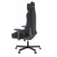 Кресло игровое Knight T1 черный экомех с подголов. крестовина металл