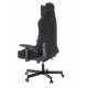 Кресло игровое Knight T1 черный экомех с подголов. крестовина металл