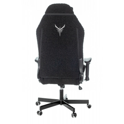 Кресло игровое Knight T1 черный экомех с подголов. крестовина металл