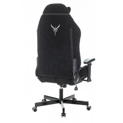 Кресло игровое Knight T1 черный экомех с подголов. крестовина металл