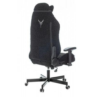 Кресло игровое Knight T1 черный экомех с подголов. крестовина металл