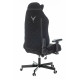 Кресло игровое Knight T1 черный экомех с подголов. крестовина металл