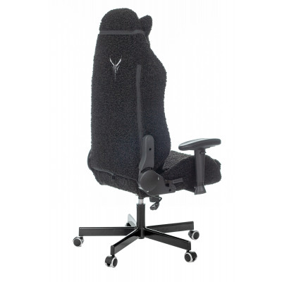 Кресло игровое Knight T1 черный экомех с подголов. крестовина металл