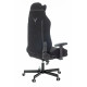 Кресло игровое Knight T1 черный экомех с подголов. крестовина металл
