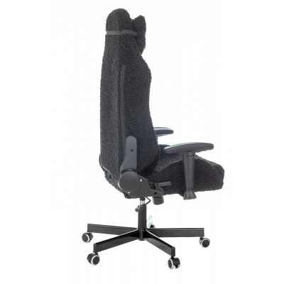 Кресло игровое Knight T1 черный экомех с подголов. крестовина металл