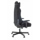 Кресло игровое Knight T1 черный экомех с подголов. крестовина металл