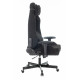 Кресло игровое Knight T1 черный экомех с подголов. крестовина металл