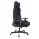 Кресло игровое Knight T1 черный экомех с подголов. крестовина металл