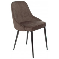 Стул для кухни Бюрократ KF-5 коричневый Light 10 металл черный на ножках (KF-5/LT10)