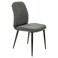 Стул для кухни Бюрократ KF-3 серый Alfa 44 металл черный на ножках (KF-3/ALFA44)