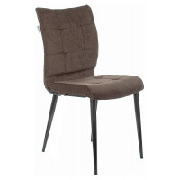 Стул для кухни Бюрократ KF-4 коричневый Light 10 металл черный на ножках (KF-4/LT10)