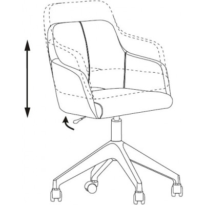 Кресло Бюрократ CH-380GL синий Light-27