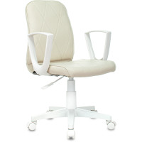 Кресло Бюрократ CH-W327 слоновая кость OR-10 эко.кожа