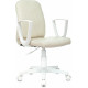 Кресло Бюрократ CH-W327 слоновая кость OR-10 эко.кожа
