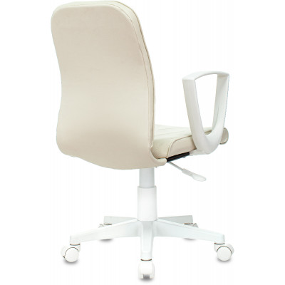 Кресло Бюрократ CH-W327 слоновая кость OR-10 эко.кожа