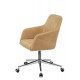 Кресло Бюрократ CH-380SL горчичный Velvet 73 на колес. металл хром