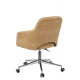 Кресло Бюрократ CH-380SL горчичный Velvet 73 на колес. металл хром