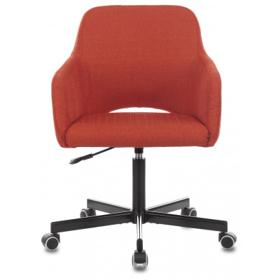 Кресло Бюрократ CH-380M теплый кирпич 38-409 на колес. металл