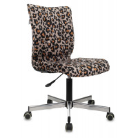 Кресло Бюрократ CH-330M леопардовый Italia LEO крестовина металл черный