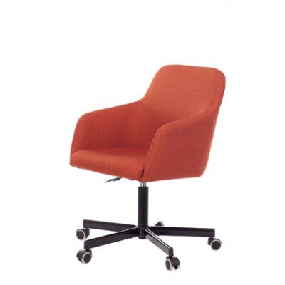 Кресло Бюрократ CH-380M теплый кирпич 38-409 на колес. металл