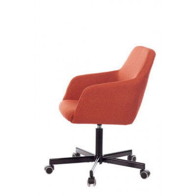 Кресло Бюрократ CH-380M теплый кирпич 38-409 на колес. металл