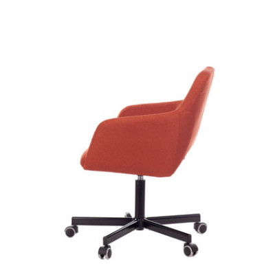 Кресло Бюрократ CH-380M теплый кирпич 38-409 на колес. металл