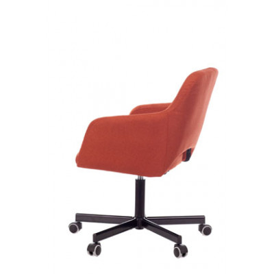 Кресло Бюрократ CH-380M теплый кирпич 38-409 на колес. металл