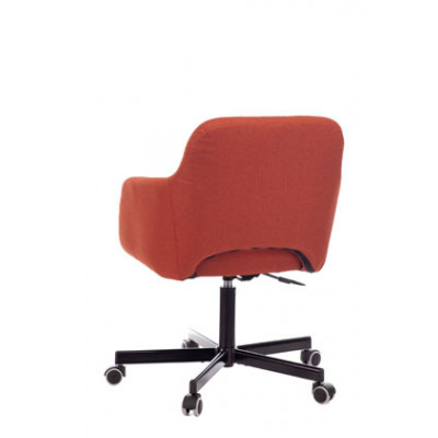 Кресло Бюрократ CH-380M теплый кирпич 38-409 на колес. металл