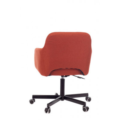 Кресло Бюрократ CH-380M теплый кирпич 38-409 на колес. металл