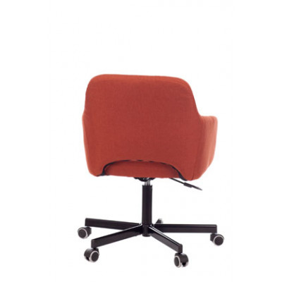 Кресло Бюрократ CH-380M теплый кирпич 38-409 на колес. металл