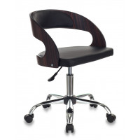 Кресло Бюрократ CH-370SL черный эко.кожа крестовина металл хром