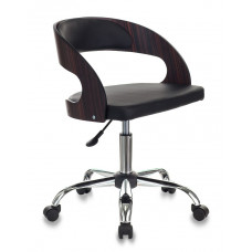 Кресло Бюрократ CH-370SL черный эко.кожа крестовина металл хром