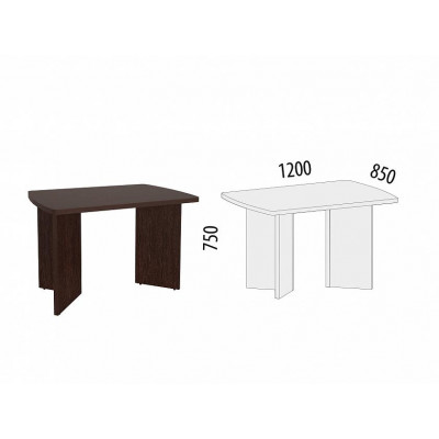 Стол для переговоров Цезарь 21.08, Дуб Венге