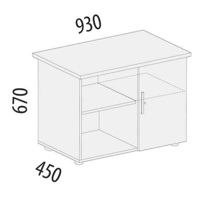 Тумба Цезарь 21.06, Дуб Венге