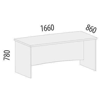 Стол руководителя Цезарь 21.02, Дуб Венге