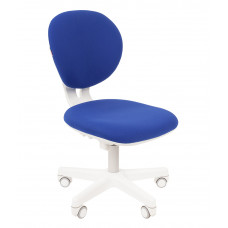 Кресло CHAIRMAN KIDS 108 белый пластик Ткань, цвет Синий