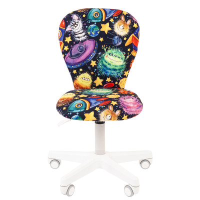Кресло CHAIRMAN KIDS 105 WHITE, Ткань, цвет Рисунок