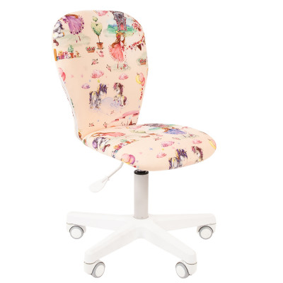 Кресло CHAIRMAN KIDS 105 WHITE, Ткань, цвет Рисунок