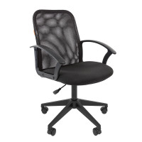 Кресло CHAIRMAN 615 Сетчатый акрил/Ткань, цвет Черный