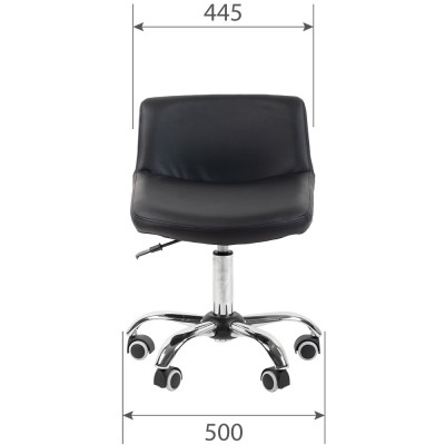 Кресло для оператора CHAIRMAN 015, Экокожа, цвет Черный