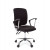 Кресло CHAIRMAN 9801 хром Ткань, цвет Черный